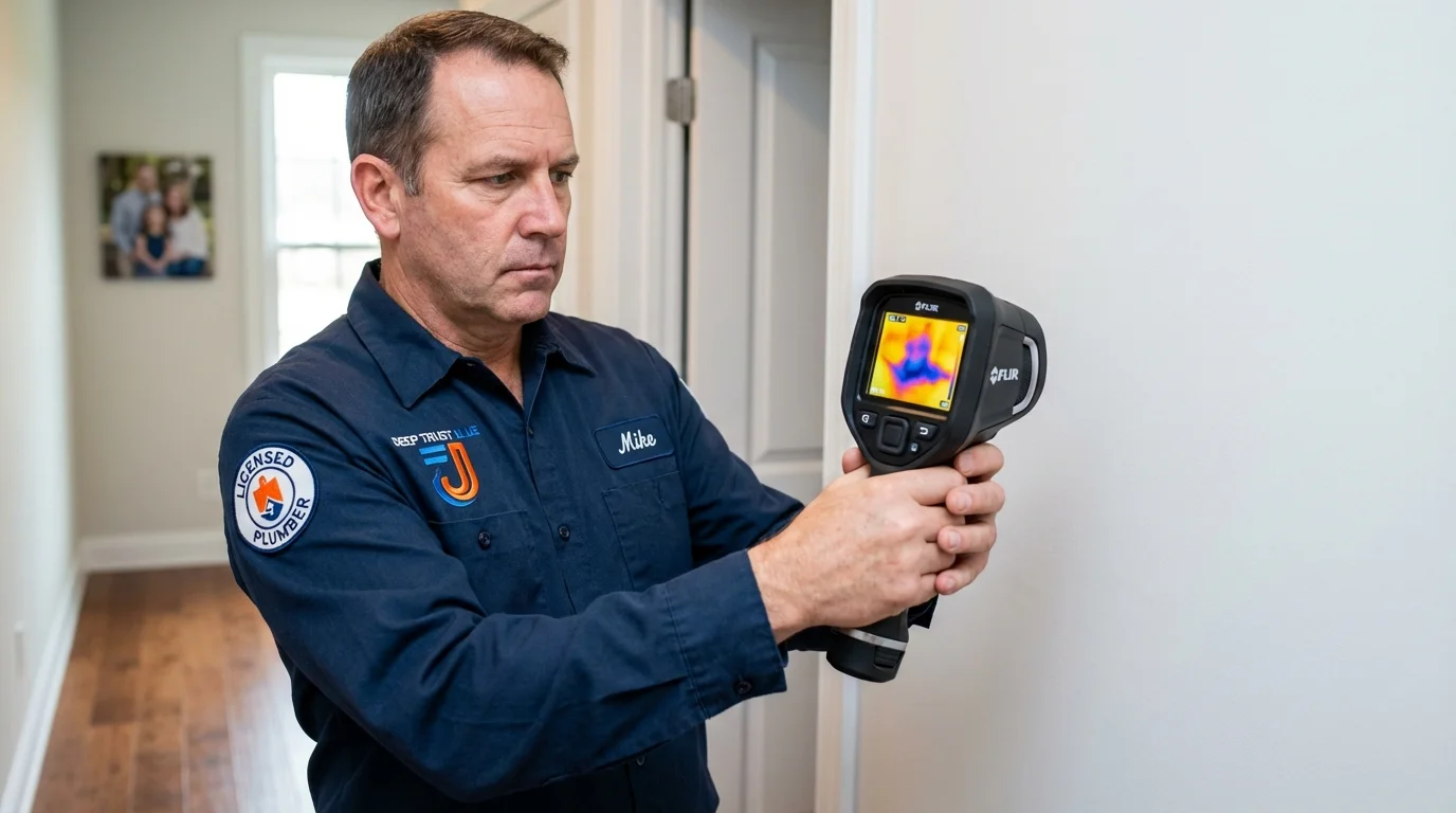 Thermal imaging leak detection by Johns Plumbing LLC in Waurika